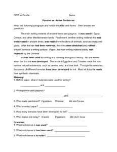 GW3 McCurdie Name: Passive vs. Active Sentences Read the