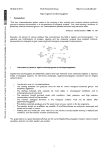 Lecture 1: Key Concepts in Stereoselective Synthesis