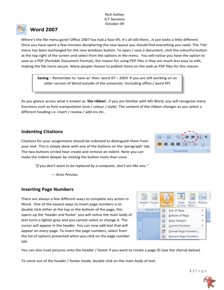 How To Have Different Headers In Word 2007 Stashokdesign