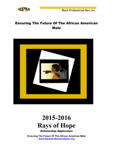 Rays of Hope Scholarship Program