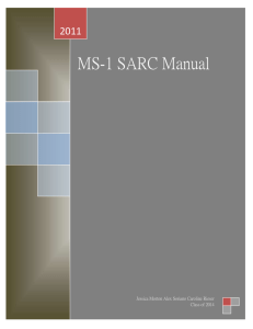 MS-1 SARC Manual - University of Pittsburgh