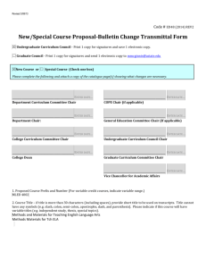 (2014) REV2 - MLED 4002 MM for Teaching ELA Bulletin Chg