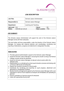 job description - Glasgow Clyde College