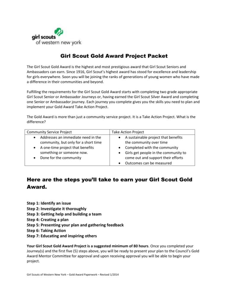 Girl Scout Interest Award Project VOLUME DISCOUNT ON THE PLAYING FIELD Cad Sr 