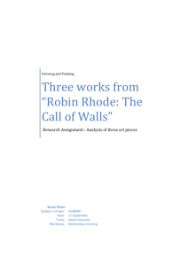 Three works from *Robin Rhode: The Call of Walls