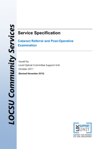 Cataract Service Specification (rev Nov 2013)