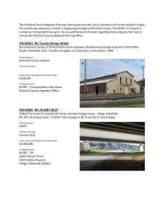 Current Projects - Richland County Regional Planning Commission