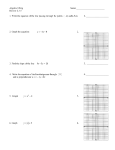 Basic Algebra 3/Trig