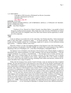 A Typology of Transjudicial Communication