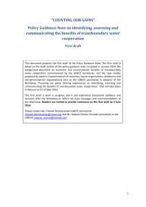 Assessing the benefits of transboundary water cooperation