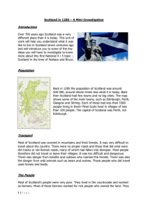 Scotland in 1285