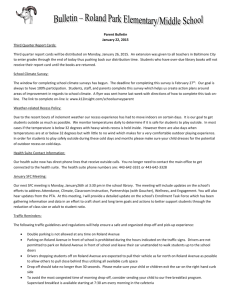 Bulletin – Roland Park Elementary/Middle School Parent Bulletin