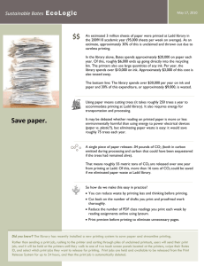 Save paper.