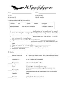 Name: Date: 4th grade Social Studies Review test #2 Mrs. E