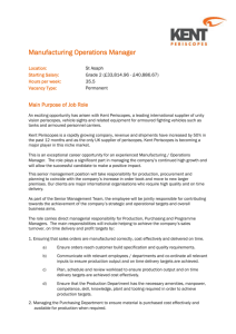Manufacturing Operations Manager