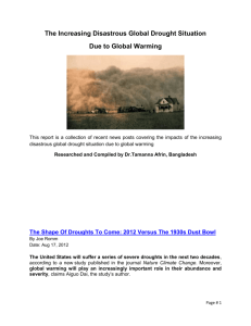 Due to Global Warming - Climate Emergency Institute
