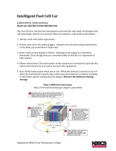 Hydrogen Car Part A