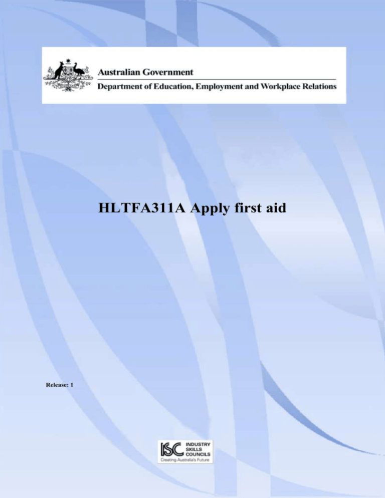 hltfa311a-apply-first-aid