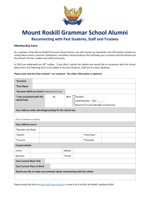 Past Students (Alumni) Form