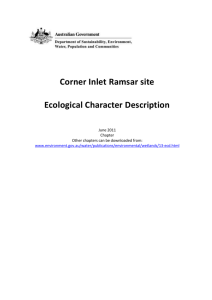 Corner Inlet Ramsar site: Ecological Character Description Chapter
