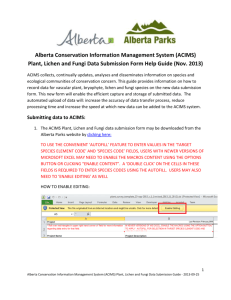 Help Guide - AlbertaParks.ca