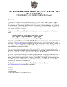 2005 knights of west kelowna spring hockey club 2014 spring
