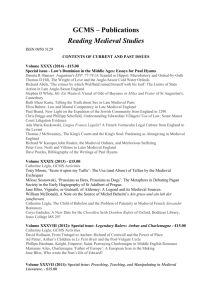 Contents of current and past publications