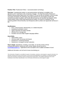Position Title: Postdoctoral Fellow