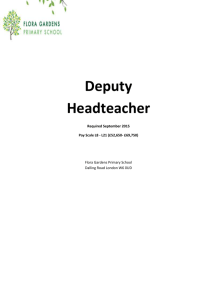 Deputy Headteacher - Flora Gardens Primary School