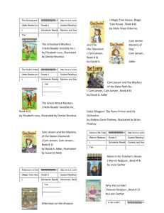 Suggested Books by Level - Hillsdale Public Schools