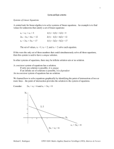 linear equations - edmeasurement.net