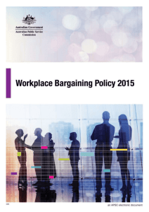 Workplace Bargaining Policy 2015