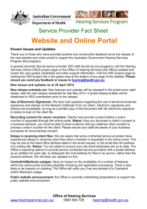 Website and Online Portal