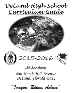 2015-2016 Curriculum Guide