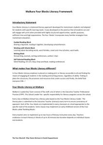 Malkara Four Blocks Literacy Framework