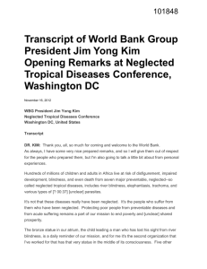 Neglected Tropical Diseases Conference