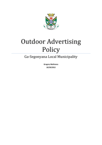 Outdoor Advertising Policy - Ga