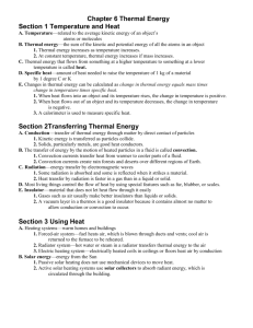 Ch 6 Thermal Energy