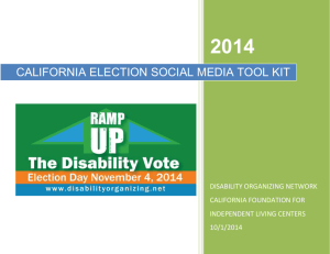 Social Media Tool Kit - The Disability Organizing Network