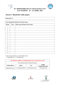 Form C Room list