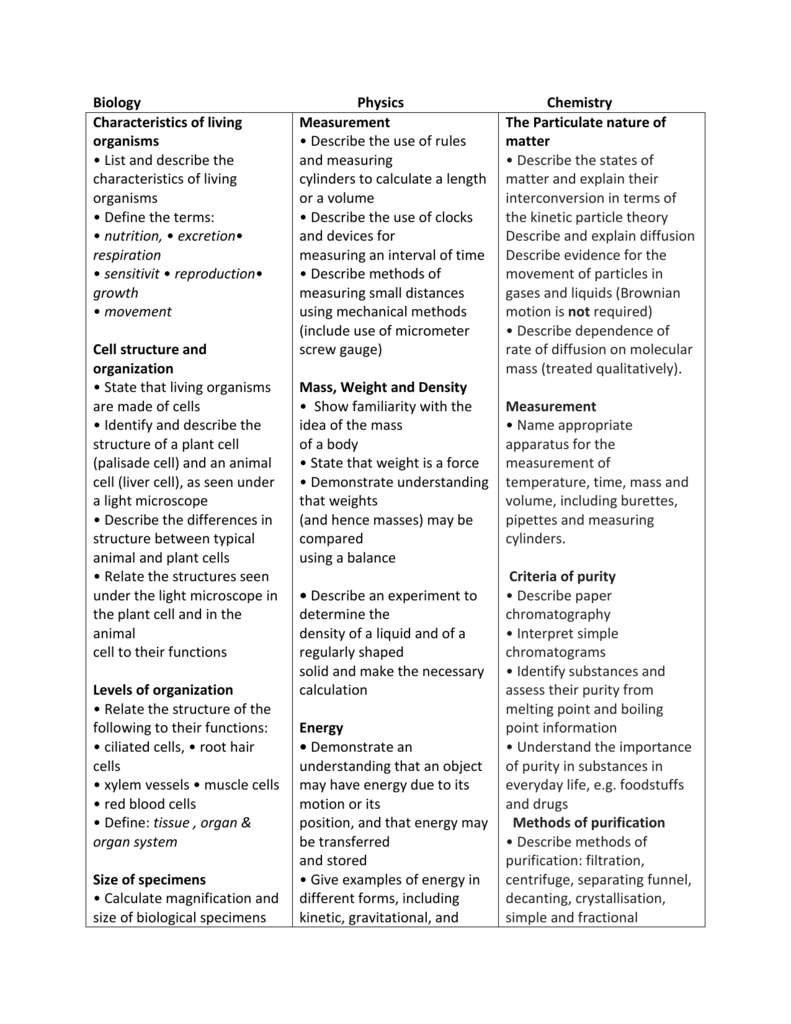 grade 9 2014 science study guide