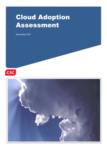 Cloud Adoption Assessment Proposal