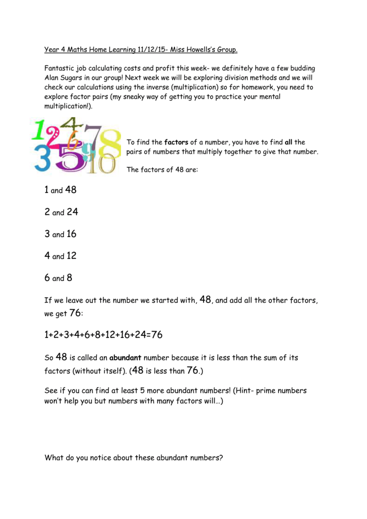 year-4-maths-homework-11-dec-abundant-numbers
