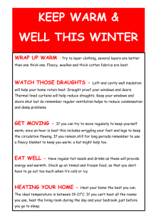 Keep Warm and Well this Winter - South King Street Medical Centre