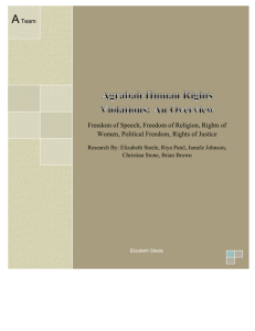 Agrabah Human Rights Violations: An Overview