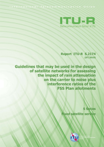 3 The effect of uplink rain attenuation on the downlink