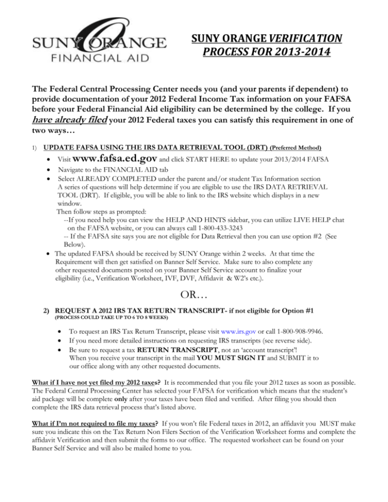 irs tax return transcript request process for financial