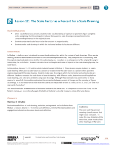 Lesson 12: The Scale Factor as a Percent for a Scale