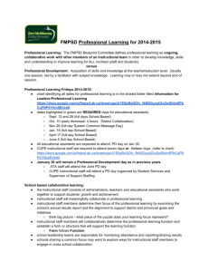 ProfessionalLearningFridays2014-2015
