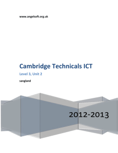Cambridge Technicals ICT